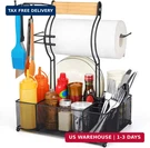 Fangsun Grill Caddy, Bbq With Paper Towel Holder, Picnic Condiment Utensil. Fixed Price $51.98.