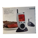 Brookstone Grill Alert Talking Remote Meat Thermometer New Open Box. Fixed Price $19.99.