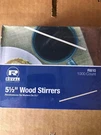 Royal Wood Coffee Stirrers 1000 5.5" Eco Friendly Free Shipping Usa Only. Fixed Price $12.95.
