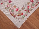 Vintage Sunny Summertime Picnic Bbq Grill Cotton Tablecloth Exc 53 63. Fixed Price $65.00.