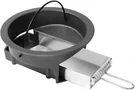 Kamaster 2-IN-1 Cast Iron Ash Can With Slide-out Drawer For Kamado Grill Classic. Fixed Price $50.00.