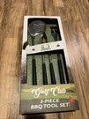 Golf Club 3-PIECE Barbecue Bbq Tool Set Included: Spatula Tong Fork. Fixed Price $19.95.