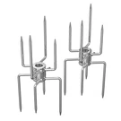 Onlyfire Double Sided 4 Pronged Rotisserie Fork Most Grills, Fits 5/16" S.... Fixed Price $34.87.