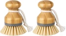 Mr.siga Bamboo Palm Scrub 2 Pack Dish Pot Pan Kitchen Cleaning Brushes. Fixed Price $23.99.