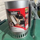 Weber Rapidfire Chimney Starter (7416). Fixed Price $20.00.