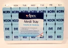 Apex Medi Chest Pill Organizer 7 Day Tray Pop Out Convenience Removable Travel. Fixed Price $14.54.