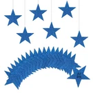 Uniideco Blue Star Cutouts 80 Pcs Cardboard Decorations 6 Inch. Fixed Price $5.98.