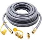 48 Feet 1/2-INCH Natural Gas Hose With Quick Connect Fitting For Bbq, Grill, .... Fixed Price $167.39.