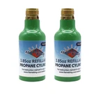 Twin Pack 1/4 Lb. Refillable Camping Propane Tank Cylinder Bottle Ships Empty. Fixed Price $38.59.