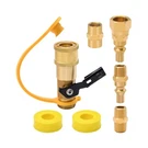 7PCS Propane Quick Connect FITTINGS,1/4" Rv Ad.... Fixed Price $21.61.