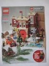 Holiday 2018 Lego Catalog Winter Village Fire Station 10263 Pop Up Book 21315. Fixed Price $18.99.