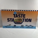 Taste Station 7 Piece Hamburger Set Spatula Shaper Brush & 4 Baskets New In Box. Fixed Price $24.95.