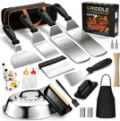 120 Pcs Griddle Accessories Kit, Perfect Hibachi Flat Top Grill Tools For Blacks. Fixed Price $54.99.