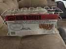 New King Kooker 12WR Chrome Plated Slot Leg And Wing Grill Rack For Poultry. Fixed Price $9.99.