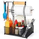 Bbq Caddy Paper Towel Holder Condiment Storage Organizer Fangsun J-skj Grill. Fixed Price $51.99.
