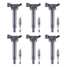 Pack Of UF267 Ignition Coil 4504 Spark Plug 3.0 3.3 V6 1999-2008 Compatible.... Fixed Price $122.64.