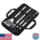 Amazon Basics 4-PIECE Stainless Steel Bbq Grilling Tool Set W/ Carry Bag. Fixed Price $25.94.