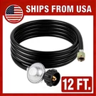 12FT Propane Hose With Regulator For Grill Stove Heater Fire Pit Outdoor 3/8-IN. Fixed Price $23.88.