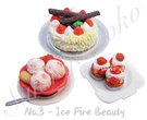 Orcara Miniature World The Story Of Cake Collect (re-ment)- NO.3 Ice Fire Beauty. Fixed Price $18.75.