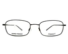 Flexon Eyeglasses Frame 652 Mat Bark Espresso Brown Rectangle Wire Rim 51-18-135. Fixed Price $149.96.