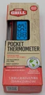 Expert Pocket Digital Instant Read Meat Grilling Thermometer Red. Fixed Price $14.25.