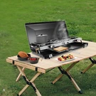 3 Burner Modern Portable Cooking Propane Butane Gas Camping Stove W/ Grid + Tray. Fixed Price $82.82.