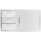 39-IN Contempo/traditional Stainless Steel Reversible Access Door & Triple. Fixed Price $671.49.