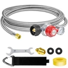 12FT 0-30PSI High Pressure Adjustable Propane Regulator With 0-60PSI Gauge Ga.... Fixed Price $44.68.