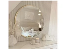 Luxhomez 24 In. Gold Vanity Round Wall Mirror Aluminum Alloy Frame. Fixed Price $55.00.