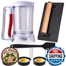 7PC Griddle Breakfast Kit For Blackstone - Pancake Dispenser, Grill Press, Egg. Fixed Price $41.71.