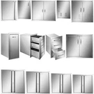 Stainless Steel Access Bbq Island Kitchen Outdoor Drawers. Fixed Price $158.99.