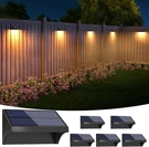 Niorsun Outdoor Fence Lights, 6 Pack, Warm White+cool White+rgb Color. Fixed Price $71.23.
