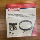 New In Box Coleman 5 Feet High-pressure Propane Hose And Adapter. Fixed Price $14.99.