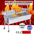 110V 46INCH Rotisserie Spit Kit Bbq Pig Lamb Grill Motor Roaster. Fixed Price $506.00.