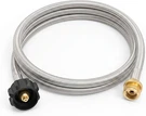 Shinestar 6FT Stainless Braided Propane Hose Adapter 1LB To 20LB Tank Us. Fixed Price $19.99.