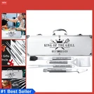 Bbq Tool Set Stainless Steel Heavy Duty 4 Piece Grilling Gifts For Uncle. Fixed Price $82.99.