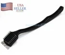 17" Bbq Grill Cleaning Stainless Steel Wire Bristle Brush Edge Scraper Cleaner. Fixed Price $12.97.