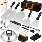 25PCS Griddle Accessories Kit, Leonyo Flat Top Grill For Silver. Fixed Price $32.57.