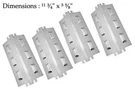 Charbroil (4-PK) Ss Heat Plate 463353505,463360306,463361305,780-0001A, 46141070. Fixed Price $64.80.