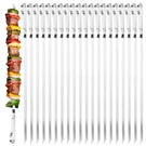 17 Inch Stainless Steel Skewers For Kabobs,honshen Flat Shish Barbecue -. Fixed Price $30.40.
