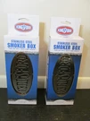 Set Of 2 Kingsford Stainless Steel Smoker Boxes Turns Grill Into Bbq. Fixed Price $20.95.