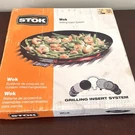 Stok Wok Grilling Insert System Stir Fry Vegetable Porcelain Marinate Basket. Fixed Price $12.50.
