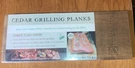 Western Red Cedar Grilling Planks New (2) Sealed By Sautee Company. Fixed Price $8.95.