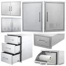New Stainless Steel Access Bbq Island Kitchen Outdoor Drawers. Fixed Price $79.58.