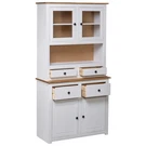 Cabinet Wooden Display Case Storage Solid Pine Panama Range Vidaxl. Fixed Price $336.99.
