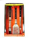Mr. Bar-b-q 02587X 4-PIECE Comfort Grip Tool Set Utensil Grill Tongs Spatula. Fixed Price $25.36.