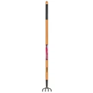 Husky 51 In. Wood Handle 4-TINE Cultivator. Fixed Price $41.04.