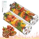 Zormy 2PCS Rolling Baskets,grill Veggie Basket,bbq For Grilling.... Fixed Price $32.45.