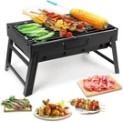 Uten Charcoal Grill, Bbq Folding Portable Lightweight Smoker Barbec. Fixed Price $35.82.