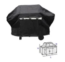 Premuim Hd Waterproof Heavy Duty All Season Grill Bbq Cover 65" Black Uv Shield. Fixed Price $39.95.